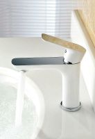 Товар: Смеситель для раковины Gappo G48 G1048 Белый Хром - фото 4 Смеситель для раковины Gappo G48 G1048 Белый Хром — фото 4, Смесители