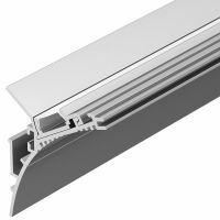 Профиль алюминиевый Arlight 021969 накладной для светильников бра Серебристый — фото 1, Профили для светодиодных лент