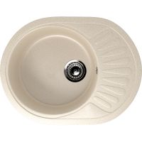 Кухонная мойка Ulgran Classic U-107m-328 Бежевая — фото 1, Кухонные мойки