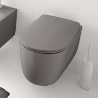 Товар: Унитаз Kerasan Nolita 531489 подвесной Ferro matt без сиденья - фото 2 Унитаз Kerasan Nolita 531489 подвесной Ferro matt без сиденья — фото 2, Унитазы