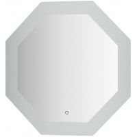 Зеркало Evoform Ledshine 70x70 с подсветкой 22.5 W - сенсорный выключатель - нейтральный белый свет арт-BY 2604 — фото 5, Зеркала в ванную комнату