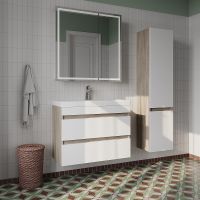 Товар: Зеркальный шкаф Iddis Zodiac 80 ZOD8000i99 с подсветкой Белый - фото 4 Зеркальный шкаф Iddis Zodiac 80 ZOD8000i99 с подсветкой Белый — фото 4, Мебель для ванной