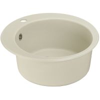 Кухонная мойка Aquaton Иверия 48 1A711032IV240 Жемчуг — фото 2, Кухонные мойки