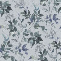 Обои детские Alessandro Allori Dolce Vita 2402-6 Винил на флизелине (1.06*10,05) Серый/Зеленый, Листья — фото 1, Обои для стен