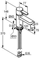 Товар: Смеситель для раковины Kludi Zenta XL 382620575 Хром - фото 4 Смеситель для раковины Kludi Zenta XL 382620575 Хром — фото 4, Смесители