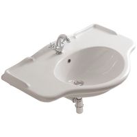 Раковина Globo Paestum 90 PA056.BI*1 Белая — фото 1, Раковины