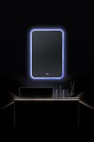 Товар: Зеркало Silver Mirrors Malta-RGB 55 LED-00002511 с подсветкой с сенсорным выключателем и диммером - фото 20 Зеркало Silver Mirrors Malta-RGB 55 LED-00002511 с подсветкой с сенсорным выключателем и диммером — фото 20, Мебель для ванной