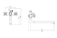 Смеситель для ванны Orange OneLife P03-211cr универсальный Хром — фото 10, Смеситель для ванны
