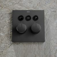 Душевая система Black&White Universe U7567GM 7567GM с термостатом Gun Metal — фото 2, Душевое оборудование. Душевая программа