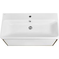 Тумба под раковину Aquaton Либерти 90 1A279901LYC70 подвесная Дуб эльвезия Белая — фото 17, Тумбы под раковину