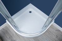 Товар: Душевой уголок Aquanet Practic 90x90 AE10-Q-90x90U-CP 243615 профиль Хром стекло прозрачное с шелкографией - фото 4 Душевой уголок Aquanet Practic 90x90 AE10-Q-90x90U-CP 243615 профиль Хром стекло прозрачное с шелкографией — фото 4, Душевые уголки четверть круга