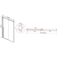 Товар: Душевая дверь Vincea Lugano 120 профиль Вороненая сталь стекло прозрачное арт-VDS-1L120CLGM-1 - фото 7 Душевая дверь Vincea Lugano 120 профиль Вороненая сталь стекло прозрачное арт-VDS-1L120CLGM-1 — фото 7, Раздвижные душевые двери