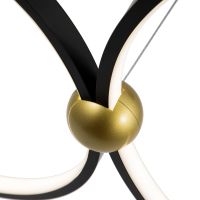 Товар: Подвесной светильник Divinare Amadeo 1123/04 SP-75 Черный Белый Золото - фото 2 Подвесной светильник Divinare Amadeo 1123/04 SP-75 Черный Белый Золото — фото 2, Подвесные светильники