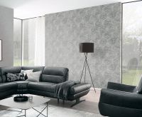 Обои Marburg Memoria 30354 Винил на флизелине (1,06*10,05) Белый/Бежевый/Серебряный, Геометрия/Штукатурка — фото 3, Обои для стен