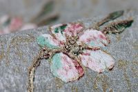 Обои RASCH Factory Style 947526 Винил на флизелине (1,06*10,05) Серый/Золото/Розовый, Цветы — фото 5, Обои для стен