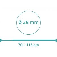 Карниз для ванны Ridder Wien Черный арт-55111 — фото 2, Карнизы для ванной