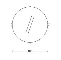 Зеркало Boheme Armadi Art Rombo 100 545-100-B с подсветкой с сенсорным выключателем — фото 4, Мебель для ванной