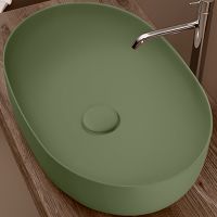 Товар: Раковина-чаша Kerasan Nolita 60 534311 Verde - фото 3 Раковина-чаша Kerasan Nolita 60 534311 Verde — фото 3, Раковины