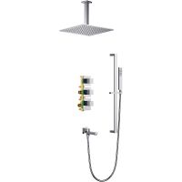 Душевая система Timo Selene SX-2239/00SM с термостатом Хром — фото 1, Встраиваемые душевые комплекты