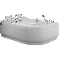 Акриловая ванна Gemy 180х121 G9083 K L с гидромассажем — фото 1, Акриловые ванны