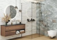 Керамическая плитка Delacora Bavaro Azul WT93BAV03 настенная 30х90 см — фото 13, Керамическая плитка