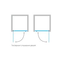 Товар: Душевая дверь Koller Pool Waterfall Line QP10 90 профиль Хром стекло рифленое - фото 4 Душевая дверь Koller Pool Waterfall Line QP10 90 профиль Хром стекло рифленое — фото 4, Душевые двери в нишу