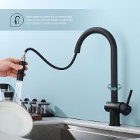 Смеситель для кухни Splenka S204.49.06 Черный матовый — фото 3, Смесители для кухни