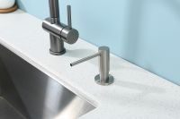 Дозатор для моющего средства Raglo R720.02.05 Сатин — фото 7, Дозаторы для кухонных моек