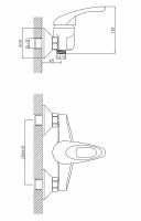 Товар: Смеситель для душа Viko V-6907 Хром - фото 3 Смеситель для душа Viko V-6907 Хром — фото 3, Смеситель для душа