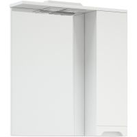 Зеркало со шкафом Corozo Лея 65/С SD-00001508 с подсветкой Белое с механический выключателем — фото 3, Мебель для ванной