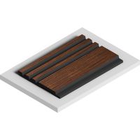 Товар: Декоративная панель HIWOOD LV128 BR396K 2700x120x12 мм - фото 2 Декоративная панель HIWOOD LV128 BR396K 2700x120x12 мм — фото 2, Панели