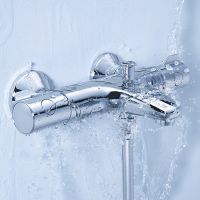 Смеситель для ванны Grohe Grohtherm 800 34576000 с термостатом Хром — фото 4, Смеситель для ванны