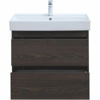 Тумба под раковину Aquanet Nova Lite 75 287895 подвесная Дуб черный — фото 6, Тумбы под раковину