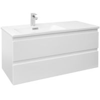 Тумба под раковину Jacob Delafon Madeleine 100 L EB2054-J5 подвесная Белая глянцевая — фото 1, Тумбы под раковину