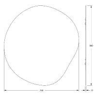 Зеркало Evoform Essence 80х75 с полированной кромкой арт-BY 0322 — фото 5, Зеркала в ванную комнату
