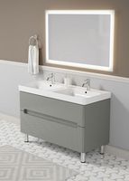 Тумба с раковиной SanVit Форма 120 kforma1202 в цвете Ral Красный глянец — фото 2, Мебель для ванной