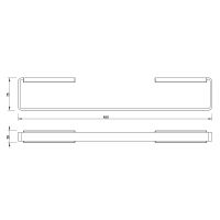 Товар: Полотенцедержатель Whitecross Cubo gunmetal CU2450GM Оружейная сталь - фото 2 Полотенцедержатель Whitecross Cubo gunmetal CU2450GM Оружейная сталь — фото 2, Полотенцедержатели