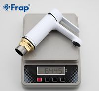 Товар: Смеситель для раковины Frap H41 F1041 Белый Хром - фото 5 Смеситель для раковины Frap H41 F1041 Белый Хром — фото 5, Смесители