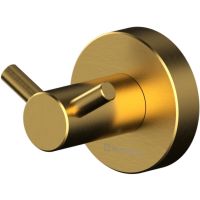 Двойной крючок Whitecross Ergo gold brushed ER2212GLB Брашированное золото — фото 1, Крючки для полотенец