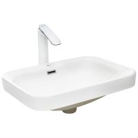 Раковина WeltWasser Deilbach 6040 56 10000004609 Белый глянец — фото 1, Раковины встраиваемые сверху