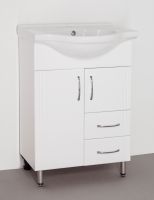 Товар: Тумба под раковину Style Line Эко Стандарт 10 2 Байкал 60 Белый глянец - фото 3 Тумба под раковину Style Line Эко Стандарт 10 2 Байкал 60 Белый глянец — фото 3, Мебель для ванной