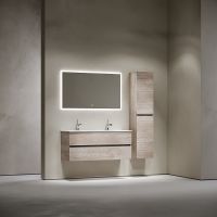 Тумба под раковину Sancos Urban 120 UR120-2EG подвесная Дуб Галифакс натуральный — фото 9, Тумбы под раковину