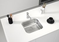 Кухонная мойка Paulmark Vello 48 Uni VE48-BS Брашированная нержавеющая сталь — фото 3, Кухонные мойки