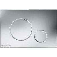 Клавиша смыва Kerama Marazzi FPR.A.CR Хром глянцевый — фото 1, Комплектующие для душевого оборудования