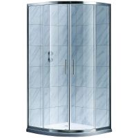 Душевой уголок Koller Pool Aqua Line 90X90 S90RC профиль Хром стекло прозрачное — фото 1, Душевые уголки