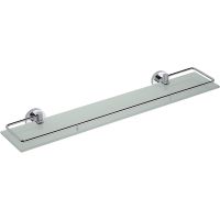 Стеклянная полка Bemeta Omega 104102212 Хром — фото 1, Полки для ванной и душа