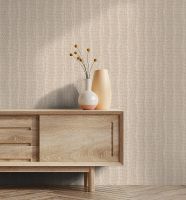 Обои Marburg Flora 47483 Винил на флизелине (0,53*10,05) Серый, Линии/Рогожка — фото 3, Обои для стен