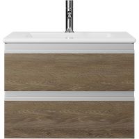 Тумба под раковину Creto Alba 60 11-1161TR подвесная Truffle — фото 1, Мебель для ванной