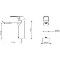 Товар: Смеситель для раковины Teska Quars E5618 Черный матовый - фото 4 Смеситель для раковины Teska Quars E5618 Черный матовый — фото 4, Смесители для раковины