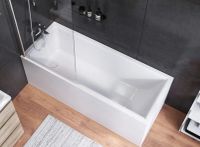 Товар: Комплект акриловой ванны AM.PM Gem 170х70 WK90EA без гидромассажа со смесителем с душевым гарнитуром и аксессуарами для ванной комнаты - фото 2 Комплект акриловой ванны AM.PM Gem 170х70 WK90EA без гидромассажа со смесителем с душевым гарнитуром и аксессуарами для ванной комнаты — фото 2, Ванны